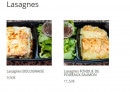 Menu Bonn'Pizza - Les lasagnes