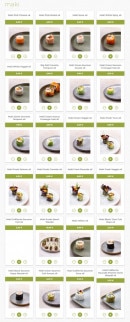 Menu Eat Sushi - Les makis (suite)