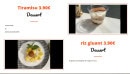 Menu O'dalya - Les desserts