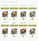 Menu Eat sushi - Maki couleurs