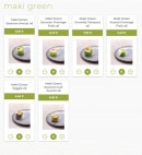 Menu Eat sushi - Maki green