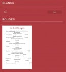 Carte et menu de Le Brasserie de l' Hôtel de ville à Pessac — Les vins