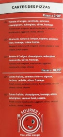 Menu La Cantine Du Coin - Pizzas suite