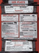 Menu Le Comptoir - Les plats 