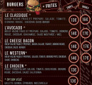 Menu Le Cl3m Lacanau - Les burgers