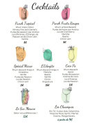 Menu Eden Garden - Les cocktails