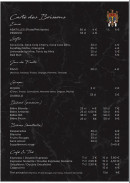 Menu Moldova - La carte de boissons