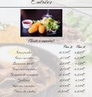 Menu Nâga - Les entrées