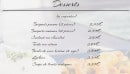 Menu Nâga - Les desserts 