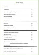 Carte et menu de Le restaurant du Golf de Teynac à Beychac et Caillau — les entrées et poissons, viandes,...