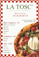 Carte et menu de La Tosc' à Belin Beliet — Les boissons