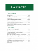 Carte et menu de Le Bouchon du Ferret Chez Boulant à Lege Cap Ferret — Les entées et plats