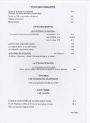 Carte et menu de La Pleine Mer à Cap Ferret — Les huitres, les spécialités ...