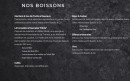 Menu Basilic & Co - Les boissons