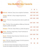 Menu Bubble Z - Menu bubble tea