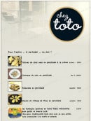 Carte et menu de Chez Toto à Montpellier — Les apéros