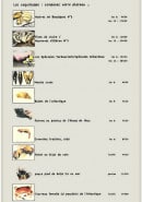 Carte et menu de Chez Toto à Montpellier — Les coquillages