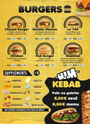 Menu Coo'King - Les burgers