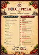 Carte et menu de Dolce pizza Mtp à Montpellier — Menu 2