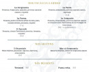 Menu Kraken La Nostra Italia - Les focaccia garnies, gratins et desserts
