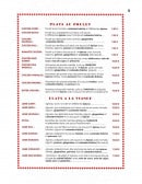 Menu Namasté - Le poulet et viandes