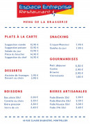 Menu Ô Resto Garosud - Les menus