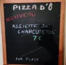 Menu Pizza d'Ô - Assiette de charcuterie 