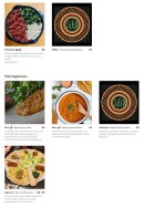 Menu Sefed - Les plats végétariens