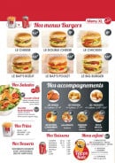 Menu Tacos Avenue - Les menus burgers, salades césar, recettes poulet...