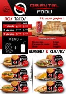 Menu The Firm - Les tacos et burgers classiques