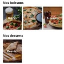 Menu Zil Pizza - Les boissons , desserts