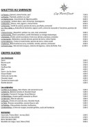 Menu Cap Nord Ouest - Les galettes et crepes