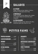 Menu Gold Burger - Les salades et petites faims