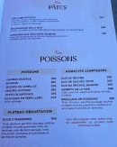Carte et menu de Le Lamparo à Mauguio — Pates, poissons