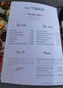 Carte et menu de Le Lamparo à Mauguio — Tapas