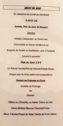 Menu Servigrill - Menu de midi