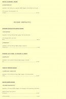 Menu La Famourette - Vins suite 
