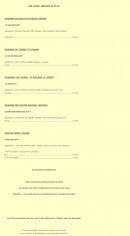 Menu La Famourette - Vins suite et fin 