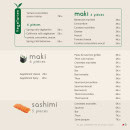 Menu Sushi by Les Caves Gourmandes - Les végétariens