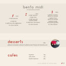 Menu Sushi by Les Caves Gourmandes - Les desserts, cafés