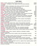 Carte et menu de Il forno à Sussargues — les pizzas base creme