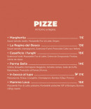 Carte et menu de Bari Famiglie à Castelnau le Lez — Pizzas