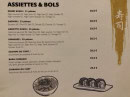 Carte et menu de Namazu Sushi à Castelnau le Lez — Les assiettes et bols