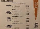 Carte et menu de Namazu Sushi à Castelnau le Lez — Les extras sushi