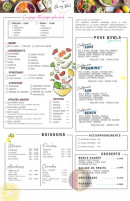 Menu Oh my bowl - La carte