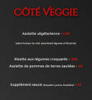 Menu Du côté de chez Fred - Coté veggie