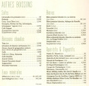 Menu L'Essentiel - Autres boissons