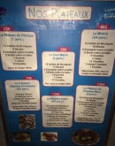 Menu Au Poisson Bleu - Les plateaux 