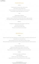 Carte et menu de Riva à Palavas les Flots — Menus