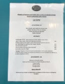 Carte et menu de Sur La Braise à Palavas les Flots — Entrées, plats, desserts,....